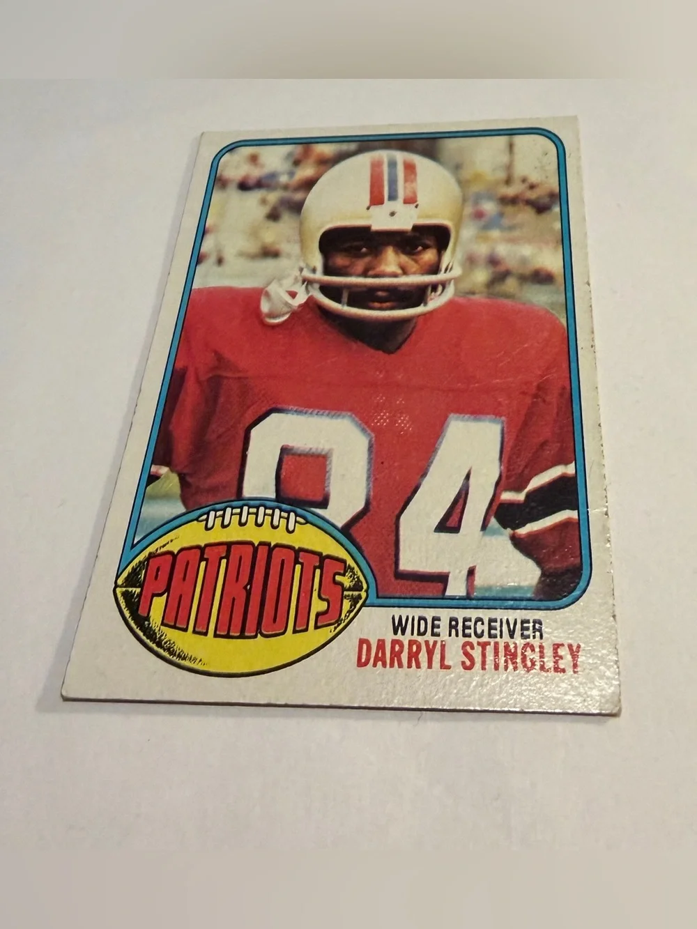 Darryl Stingley 1976 Topps Football Card Vintage Collectible # 324